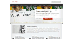 Desktop Screenshot of juliaritter.com